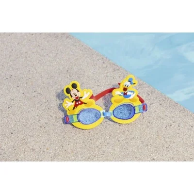 Bestway deluxe goggles mickey (one pair of goggles, 1 assorted character designs) age 3+